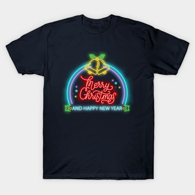 Merry Christmas T-Shirt by Canvas Creations